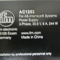 IFM AC1253 ASI Power Supply 3AC 380460V 0.9A 5060Hz Input, 30.6V Output