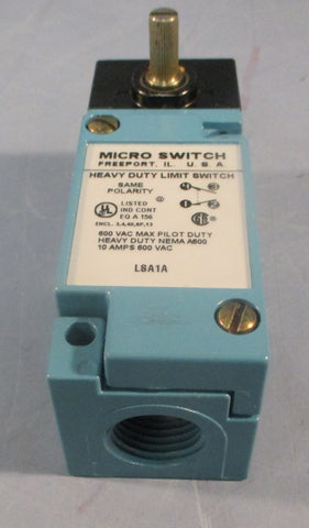 Honeywell LSA1A Heavy Duty Limit Switch 600VAC Max Pilot Duty 10A