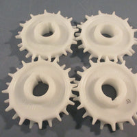 Lot of 4 Intralox Series 2400 Round Bore Sprocket  3.9" (99mm) PD 12T