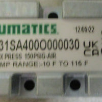 Numatics 031SA400O000030 Pneumatic Solenoid Valve 150 PSIG Air Max