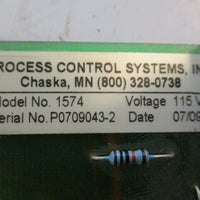 Process Control Systems Inc. 1574 Plug-In Control Boards 1325UL