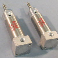 Bimba BR091D Double Acting Pneumatic Air Cylinder 1" Stroke Lot of 2
