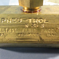 Lot of 2 Deltrol N25B - 3/8" NPTF, Brass, Needle Valve