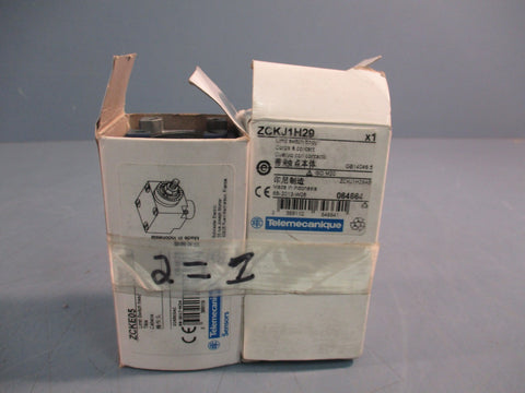 Telemecanique Limit Switch Body ZCKJ1H29 w/ ZCKE05 Operating Head