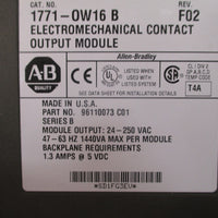 Allen Bradley PLC5 Electromechanical Contact Output Module 1771OW16 /B