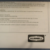 Hubbell HBLDS6J CircuitLock Disconnect Switch HBLDS6 Type 4X, 12X 60A 600VAC