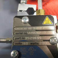 NORDSON Surebead 02 S012 T Hot Melt Gun 240V Serial# SA15C98428 Part# 8521435