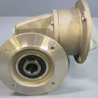 Nord 1SM50AFN56C Right Angle Gearbox 10:1, 311lb/in, 1" Bore 1SM50AF N56C