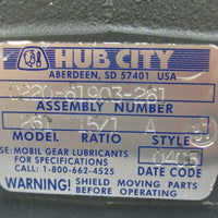 Hub City 0220-61903-261 Left/Right Angle Gear Reducer 15:1 Ratio Model 261