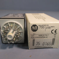 Lot of (3) Allen Bradley Relay 3 Pole, 11 Pin Series D 700HA32Z244