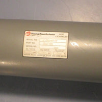 Young Touchstone F502HY1P Heat Exchanger 307136 150PSI Max Shell / Tube