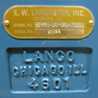E.W. Lancaster 60750180180.7LCV Gearbox 13/8" and 15/8" Shaft Dia