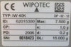 Wipotec IW40K Dynamic Load Cell 62015300 DP-02-12