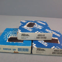 LOT OF (3) MARTIN 40BS24 5/8" BORE ROLLER CHAIN SPROCKET ANSI #40 CHAIN 24 TEETH