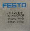 Festo SLE-25-110-KF-A-G-CV-CH Linear Drive 150092 10 bar Max DSNU-25-110-PPV-AV