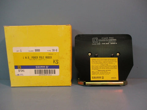 Square D 1 N.O. Power Pole Adder Class 9999 Type SB6 NEW