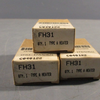 LOT OF (3) EATON CUTLER HAMMER Type A Heater Element Style 177C524G31 FH31