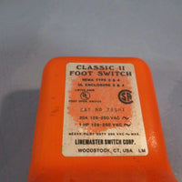 LineMaster Classic II Foot Switch w/ Guard,. 20A, 125250VAC, 1HP, 78SH1