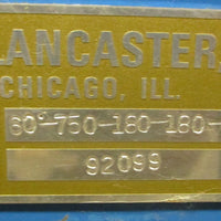 E.W. Lancaster 60750180180.7LCV Gearbox 13/8" and 15/8" Shaft Dia