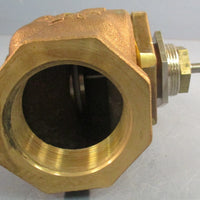 Invensys VB-7253-000-4-10 Hydronic Globe Valve 5-3/8" Length Brass Two-Way