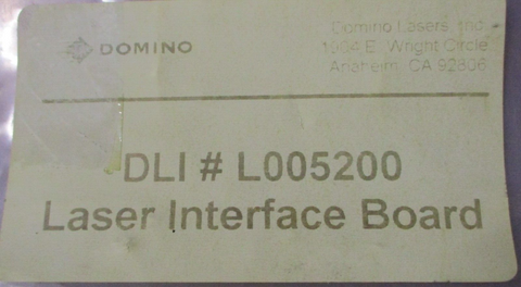 Domino LCB L005200 Diglase Controller 005200 Rev C1 PCB005203C1