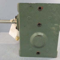 Hytrol 4A Gearbox Speed Reducer 10"1 Ratio 1" and 3/4" Shaft Dia