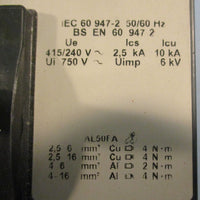 Square D FAL34020 Circuit Breaker 20A 50/60Hz 3 Pole 480V 6" Length