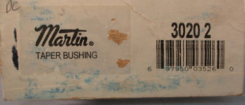 Martin 3020 2 Taper Lock Bushing 2" Bore 1/2" x 1/4" Keyway Steel