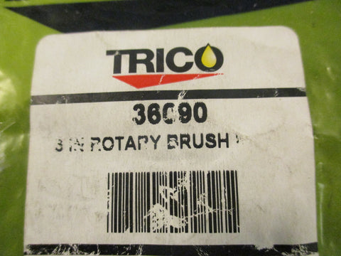Trico 36090 Rotary Nylon Brush 3 in Length 1/2" Bore Pack of 2