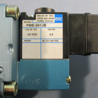 Mac 6512B231PM591JB Valve Manifold 24 VDC 2.5 WATTS PME591JB