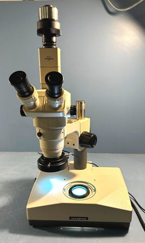 Olympus Trinocular Stereo SZ60 Microscope SZH-ILLD Base SZ-STS Arm SZ-PT Camera