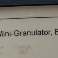 LB Bohle BMG High Shear Granulator 1.0kW Rated Power 110V Mini Granulator BMG