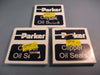 Lot of (3) Parker 1QTR16 JM Split Clipper Oil Seal, Rubber