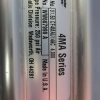 Schrader Bellows 4MA Series CF4MAU14AC Pnemuatic Cylinder