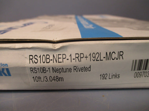 TSUBAKI NEPTUNE CORROSION RESISTANT ROLLER CHAIN RS10BNEP1RP+192LMCJR