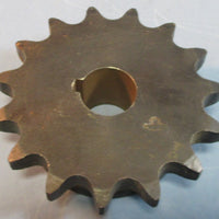 Martin 60B15, 15/16" Bore to Size Sprocket for #60 Chain w/ 15 Teeth
