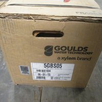 Goulds 1/2HP Single Phase MultiStage Centrifugal Booster Pump 5GBS05