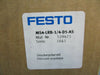 Festo MS4-LRB-1/4-D5-AS Pressure Regulator Serie:L643 NEW