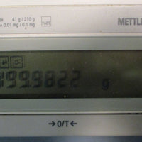 Mettler Toledo AG245 Analytical Lab Scale Digital w/ Power Adapter 210g Max