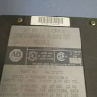 Allen Bradley Configurable Flowmeter Module Series A 1771CFM
