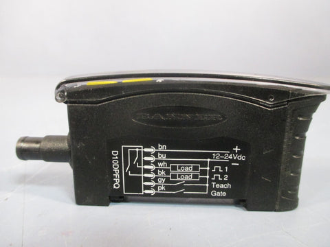 Banner 62383 FiberOptic Photoelectric Sensor 1224VDC D10DPFPQ