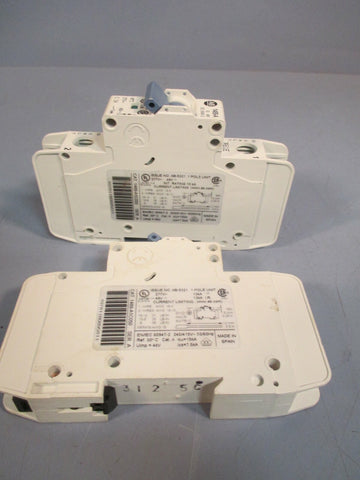 Allen Bradley Circuit Breaker (Lot of 2) 5 Amp Single Pole 5A Ser. A 1489A1C050