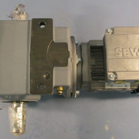 Sew Eurodrive S67DRS71M4BE1HF Gearmotor 190.11:1 Ratio 0.75HP 13/8" Shaft Dia