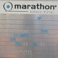 Marathon Electric 56C11G5306G Electric Motor G650 1140RPM 5/8" Shaft Dia NOS