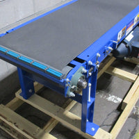 Lewco NS40SB18100… Motorized 99 x 18" Conveyor Leeson 1.5 HP & Ironman 40:1