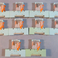 Releco Ser IRC C10A10X Power Relay w/ S10 Base (Lot of 10)
