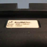 ACCUWEB, INC MNE-3 7500-01 ELECTROMECHANICAL LINEAR ACTUATOR w/MTR 3108 MOTOR
