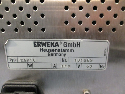 ERWEKA GmbH TAR 10 Laboratory Tablet Abrasion & Friability Tester 110V, 60Hz