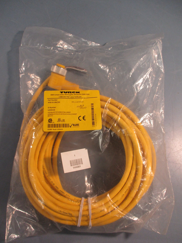TURCK Part# Wkm 50-10M/S90 Mini Fast Cordset U2333-02 10m Long