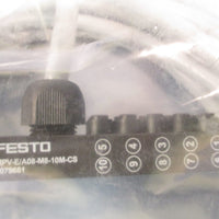 FESTO Multi-Pin Plug Distributor w/Cordset MPV-E/A08-M8-10M-CS 8079681
